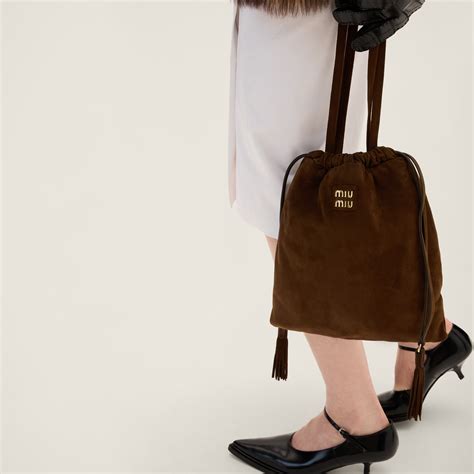 Cocoa Brown Joie Suede Bag 